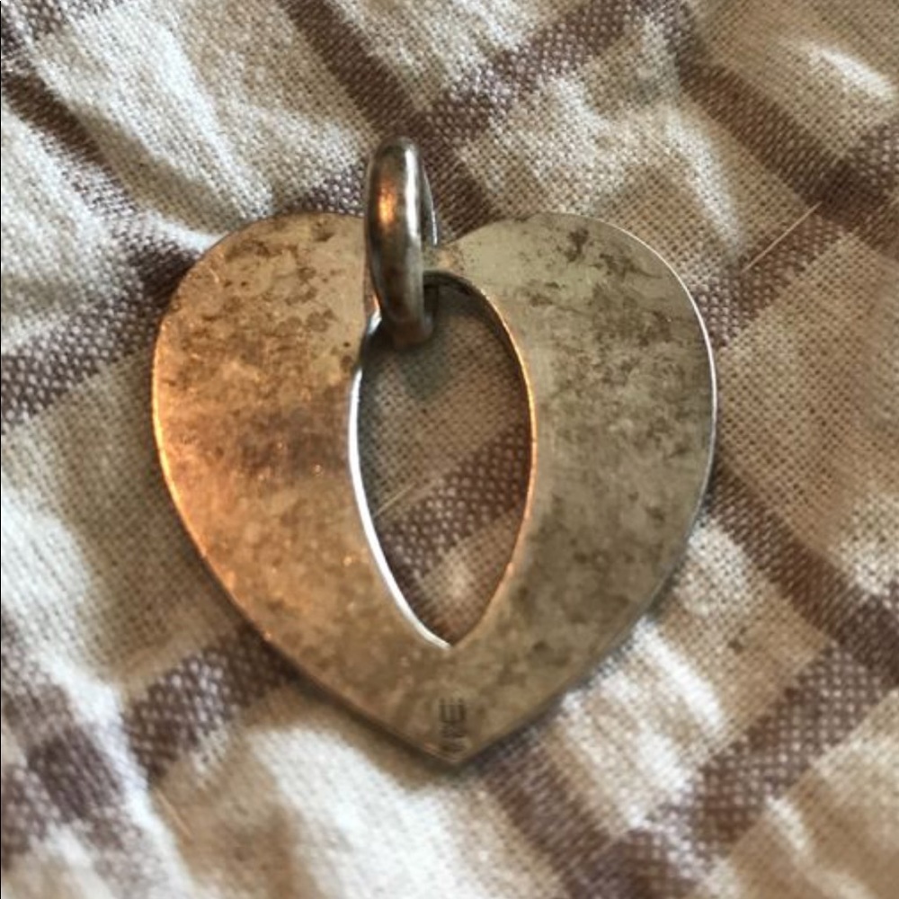 Large James Avery Heart Pendant